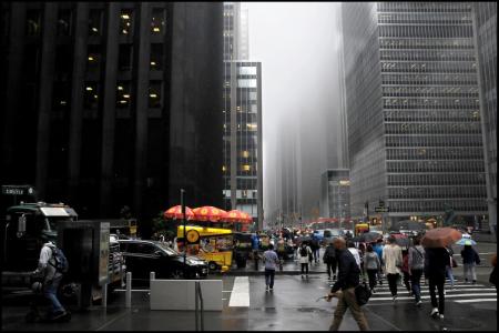 New York sous la pluie